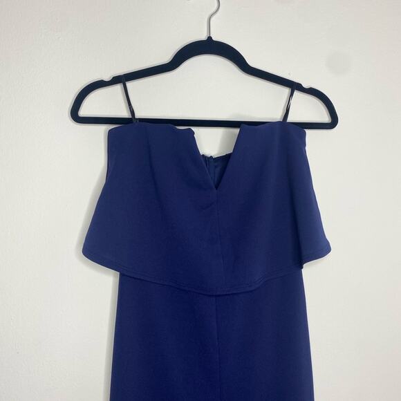 Lulus Power of Love Navy Blue Strapless Jumpsuit - Size Small - Picture 7 of 16